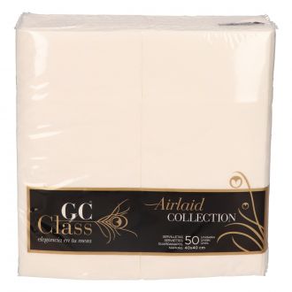 GC Class | Servilleta Canguro 40 x 40 cm, 1 capa, blanca