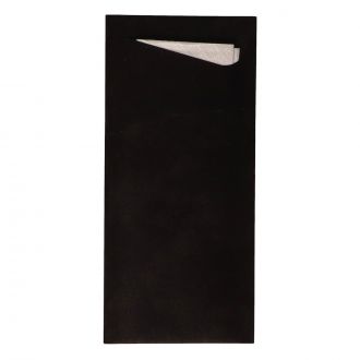 DUNI | Servilleta Sacchetto® Canguro, 8,15x19 cm, Negro