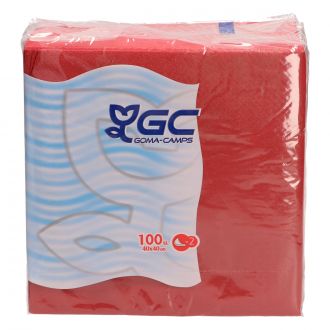 GC | Servilleta 40 x 40 cm, 2 capas, burdeos