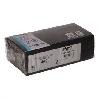 GC | Servilleta 20 x 20 cm, 2 capas, negra