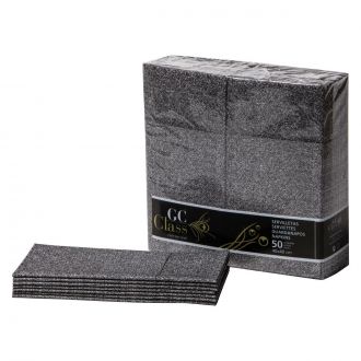 GC Class | Servilleta Canguro 40 x 40 cm, 1 capa, Filum negra