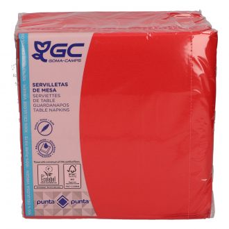 GC | Servilleta 40x40 cm, 2 capas, roja