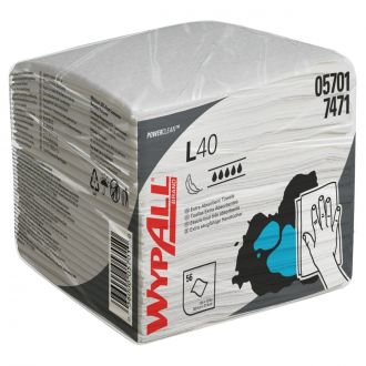WYPALL® | Paños extra absorbentes L40 blancos. 18 paquetes x 56 paños plegados en cuatro partes (cod. 7471)