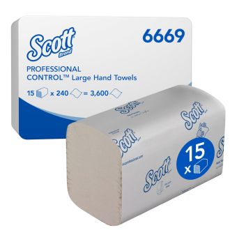 SCOTT® Essential™ | Toallas secamanos plegadas grandes