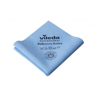 VILEDA | Bayeta PURmicro active azul - 38 x 35 cm