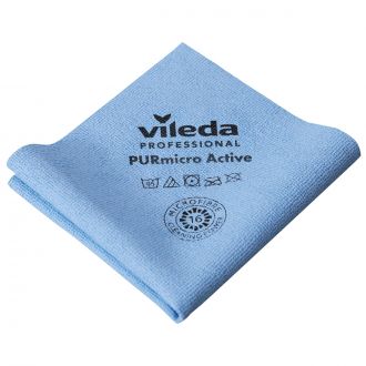 VILEDA | Bayeta PURmicro active azul - 38 x 35 cm