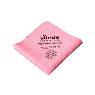 VILEDA | Bayeta PURmicro active rojo - 38 x 35 cm