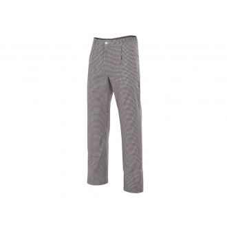 VELILLA | Pantalón de cocina cuadros negro - Talla 38