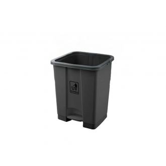 Contenedor con pedal gris - 45 L