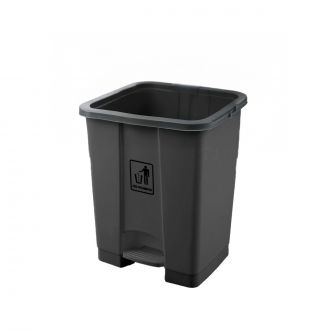 Contenedor con pedal gris - 45 L