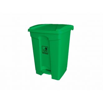 Contenedor con pedal verde- 45 L