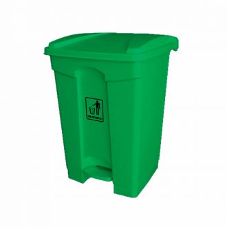 Contenedor con pedal verde- 45 L