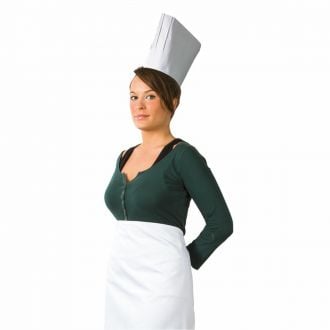 Gorro de cocinero chef - 19,5 cm