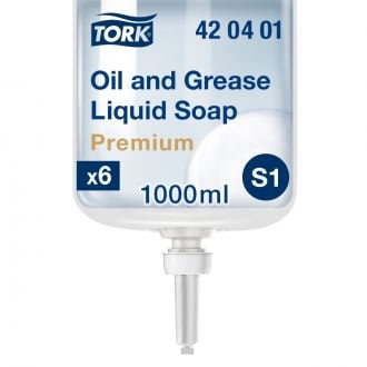 TORK | Jabón Líquido para Aceite y Grasa, para sistemas de dispensación S1-S11, Sin Fragancia