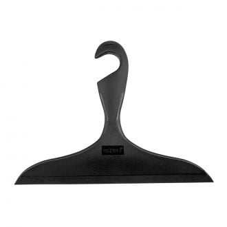 WENKO® | Limpiador de ducha Loano negro - 23 x 17 cm