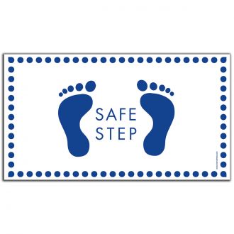 Alfombrilla Desechable "Safe Step" Azul - 37 x 65cm