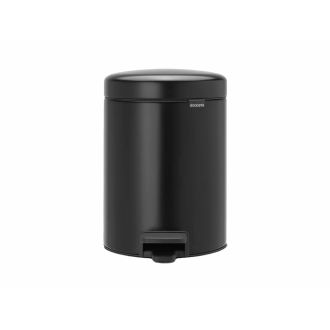 NEWICON | Cubo con pedal negro - 5L