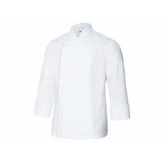 VELILLA | Chaqueta cocina manga larga blanca - Talla 60