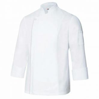 VELILLA | Chaqueta cocina manga larga blanca - Talla 60