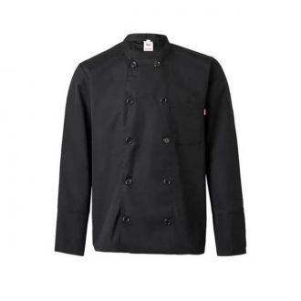 VELILLA | Chaqueta cocina manga larga color negro - Talla 56