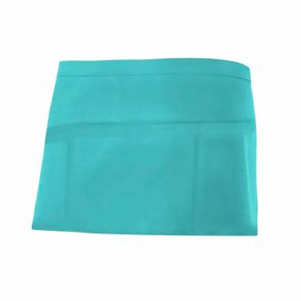 VELILLA | Delantal corto turquesa - Talla única