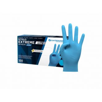 Guante de nitrilo extreme lite azul - Talla XL