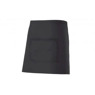 VELILLA | Delantal corto negro - Talla única