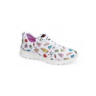 DIAN | Zapatos CALPE blanco estampado - Talla 35