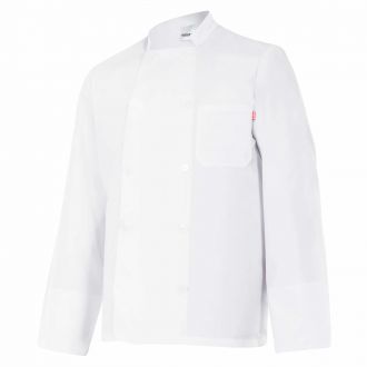 VELILLA | Chaqueta cocina manga larga blanca - Talla 44