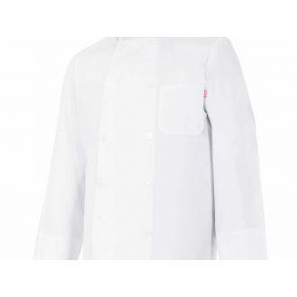 VELILLA | Chaqueta cocina manga larga blanca - Talla 60