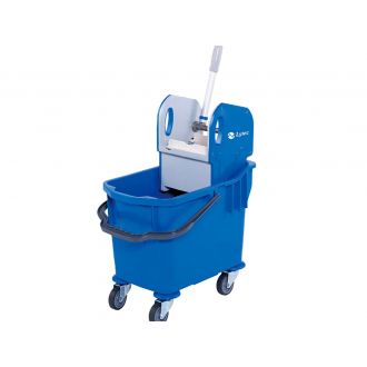 Cubo tank single azul con prensa - 25 L