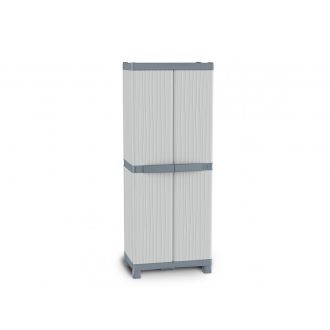 Armario de resina wave color gris