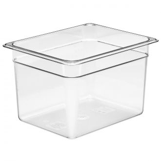 Recipiente GN 1-2 de policarbonato transparente 20cm prof de 11,7 l