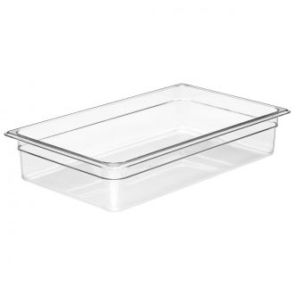 Recipiente GN 1-1 de policarbonato transparente 10cm prof de 13 l