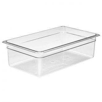 Recipiente GN 1-1 de policarbonato transparente 15cm prof de 19,5 l