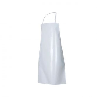 VELILLA | Delantal peto PVC blanco - Talla única