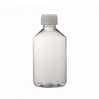 Botella RPET transparente con tapón - 250ml