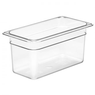 Recipiente GN 1-3 de policarbonato transparente 15cm prof de 5,3 l