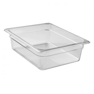 Recipiente GN 1-2 de policarbonato transparente 10cm prof de 5,9 l