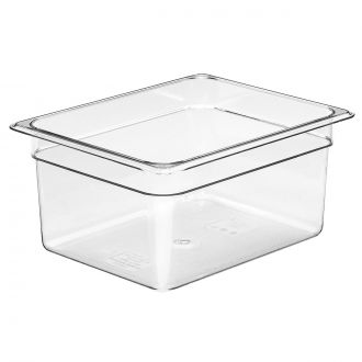 Recipiente GN 1/2 de policarbonato transparente 15cm prof de 8,9 l