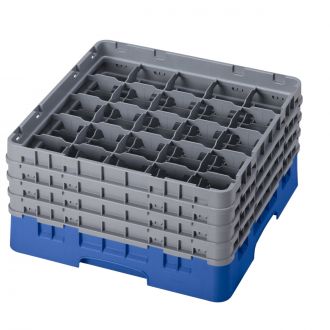 Cesta de lavado de copas-vasos con 25 comp 1 altura - alt max 9,4cm