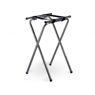Soporte de tijera para bandejas cromado 79cm