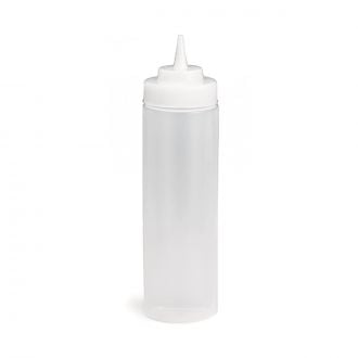 Botella exprimible incolora 63mm de boca - 710ml