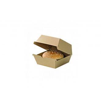 Caja de cartoncillo para hamburguesa - 14 x 14 x 10 cm