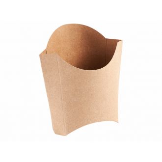 Caja de cartoncillo kraft para patatas CP30 - 14 x 6 x 10 cm