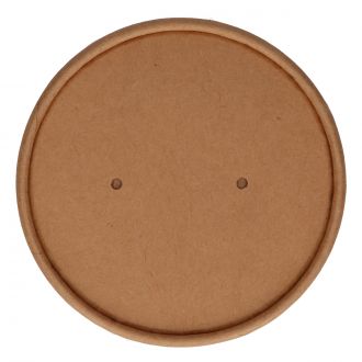 Tapa kraft para sopera - 99 mm