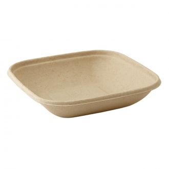 Envase de bagazo marrón - 500 ml