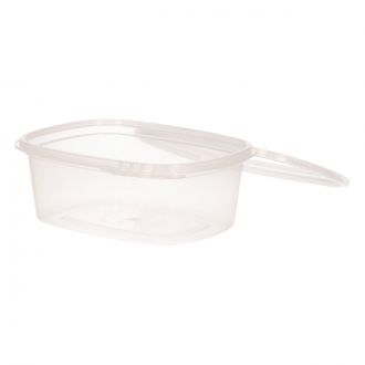 Envase PP ovalado transparente - 250 ml