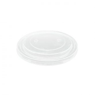 Tapa PET plana transparente para ensaladera kraft 750 ml