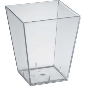 DUNI | Envase Cuadrado Transparente 60 ml